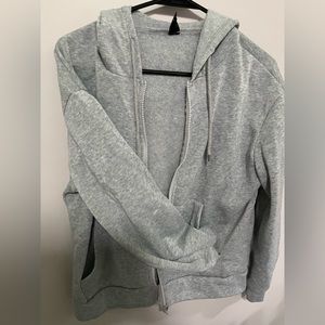 SHEIN Grey Zip-Up Jacket